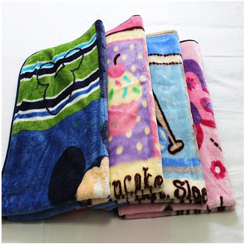 毛毯卡通印花毛皮绒外贸出口尾货特惠休闲盖毯多用途小毯子75x120,婴童用品,毯子,淘宝优惠券,粉丝福利购,淘宝优惠卷