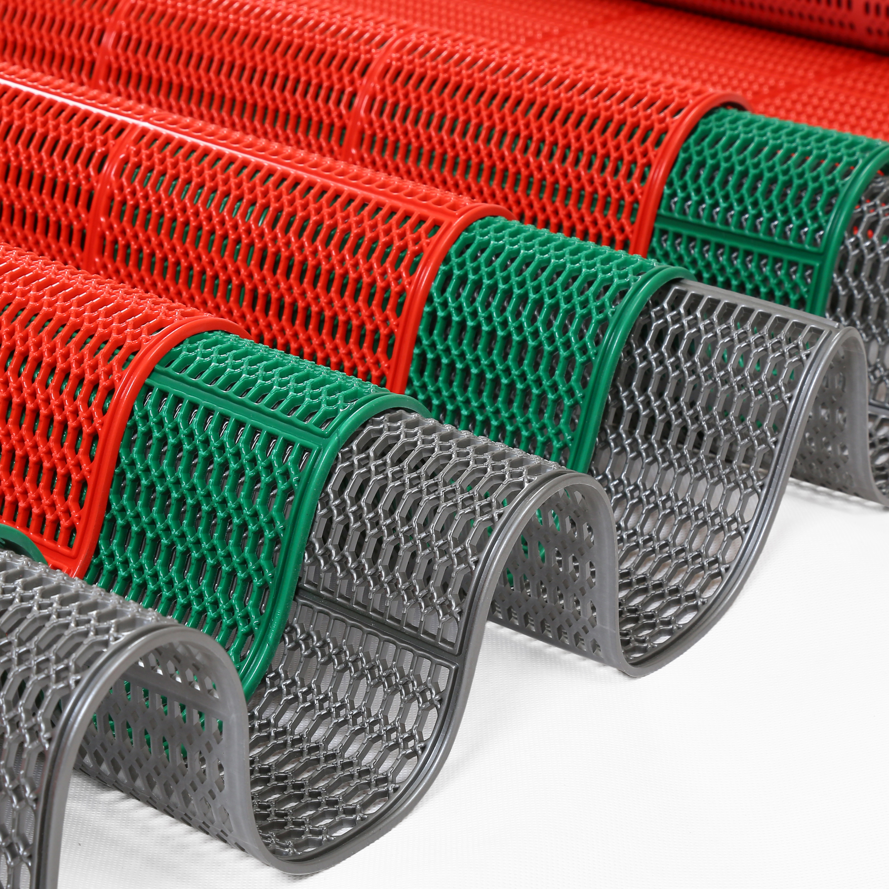 牛筋塑料地垫地毯防水防滑镂空菱形网格卫生间pvc防滑垫浴室垫子