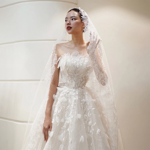 2024新款婚纱新娘头纱