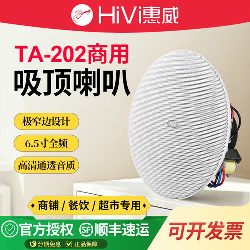 惠威TA201吸顶喇叭[窄边框设计]
