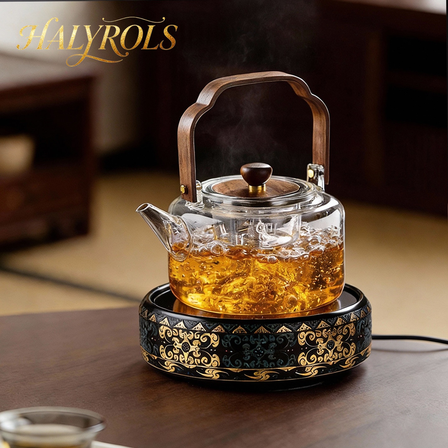 海丽珞思加厚玻璃煮茶壶大容量新中式高端电陶炉陈皮提梁壶蒸茶器,餐饮具,茶壶,淘宝优惠券,粉丝福利购,淘宝优惠卷