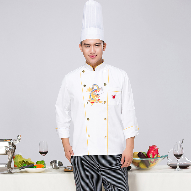 Uniforme de cuisinier en polyester - Ref 1911119 Image 3