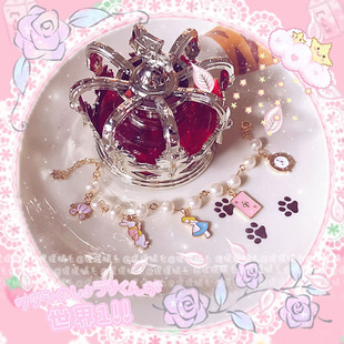 ●猩猩●日系少女lolita爱丽丝梦游仙境三月兔南瓜车扑克牌手链