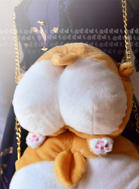 +猩猩+毛绒绒卖萌神器零钱包背包