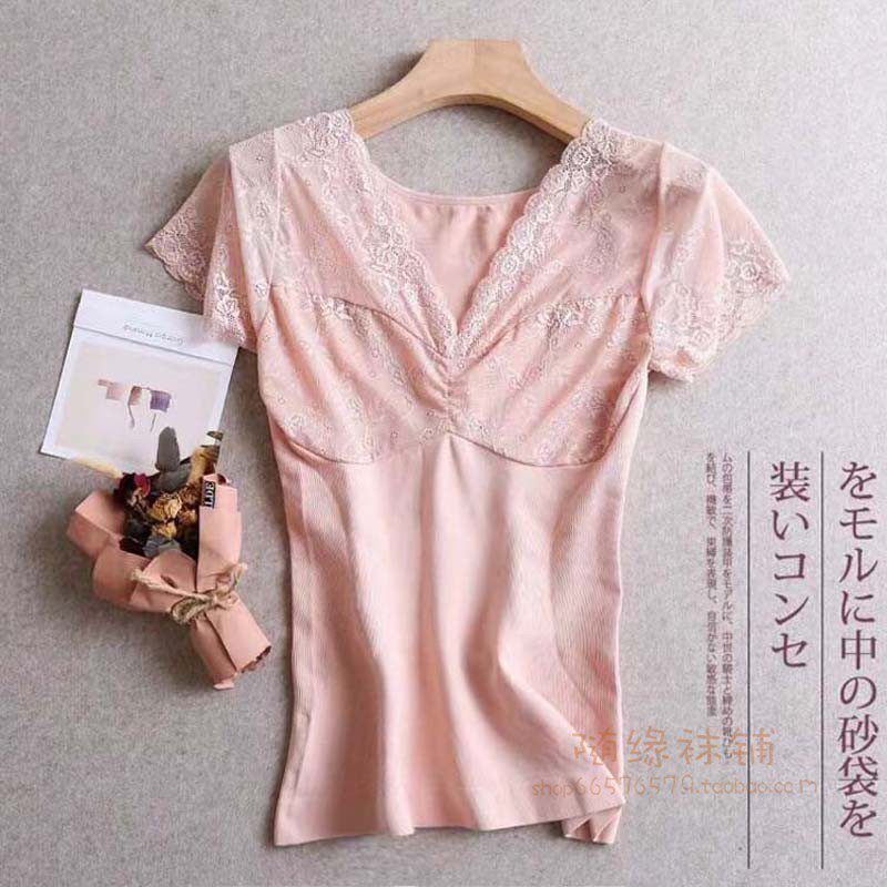 丽之源塑身束腰美体背心贴身内衣春夏秋冬款蕾丝打底衫塞德纳371