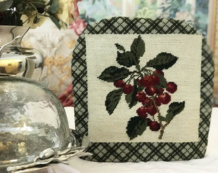 [手工才是奢侈品]]出口欧美全羊毛手工绒绣茶壶套/挂画/小收纳