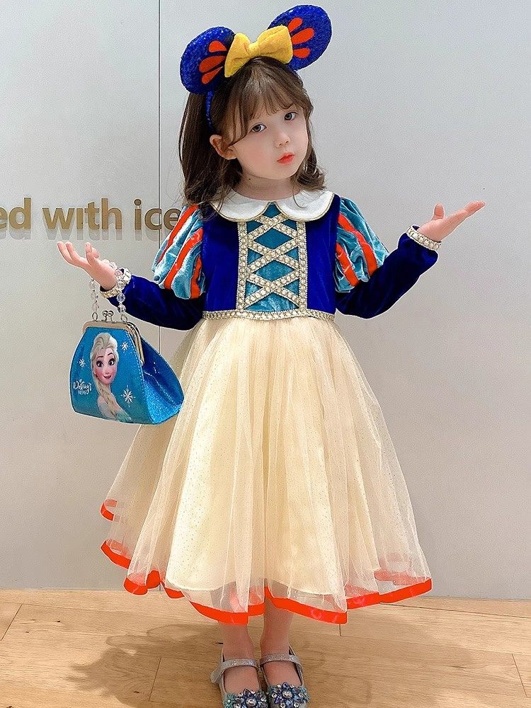 万圣节儿童服装白雪公主裙