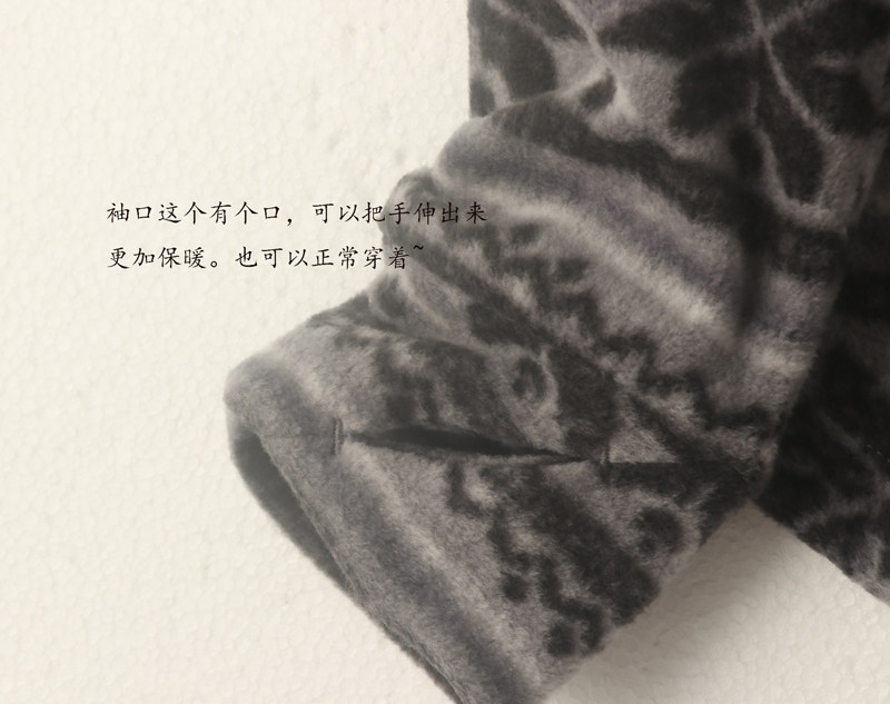대외 무역 여성 폴라 플리스 라운드 넥 긴팔 홈웨어 잠옷 싱글 탑 티셔츠 바닥 셔츠로 겨울에 따뜻하게 유지