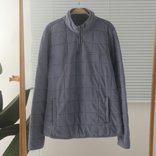 夹棉棉衣棉袄薄棉保暖秋冬打底外穿有大码 外贸男士 立领长袖