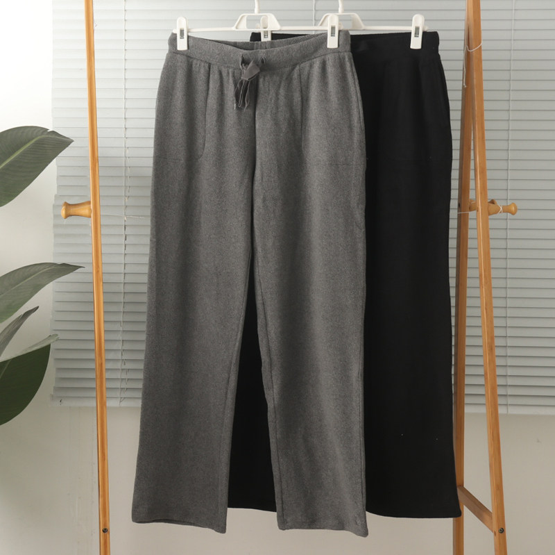 外贸男摇粒绒薄绒抓绒高腰带口袋家居裤睡裤裤子长裤保暖秋冬大码,女士内衣/男士内衣/家居服,睡裤/家居裤,淘宝优惠券,粉丝福利购,淘宝优惠卷