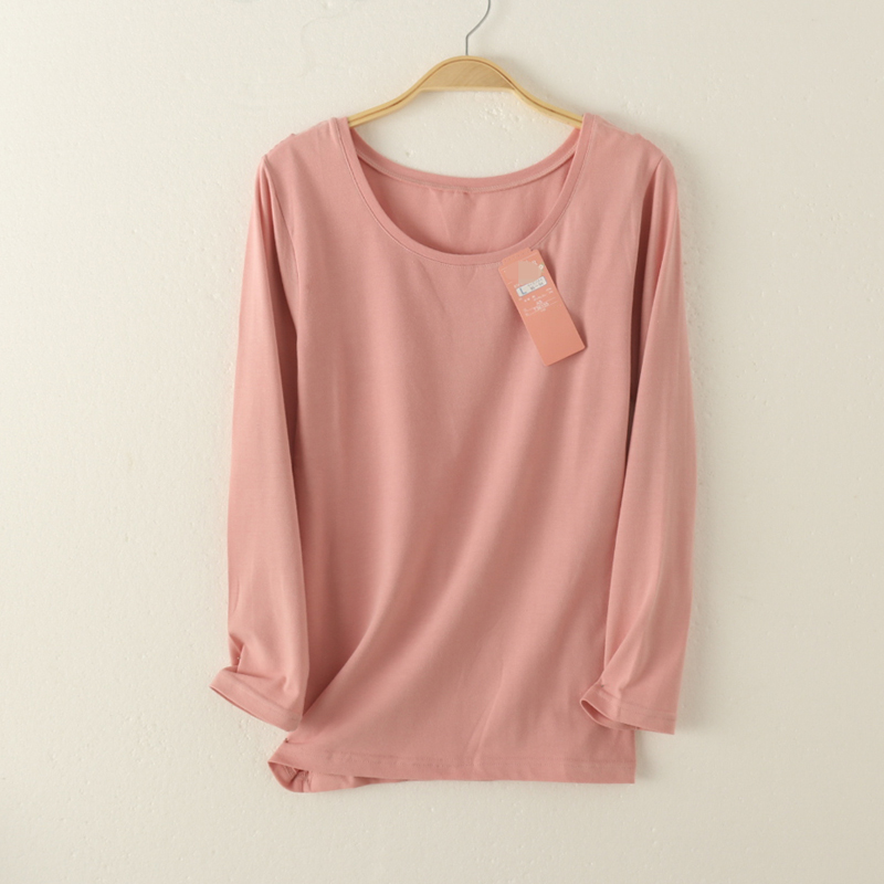 女纯棉9分袖家居服睡衣上衣秋