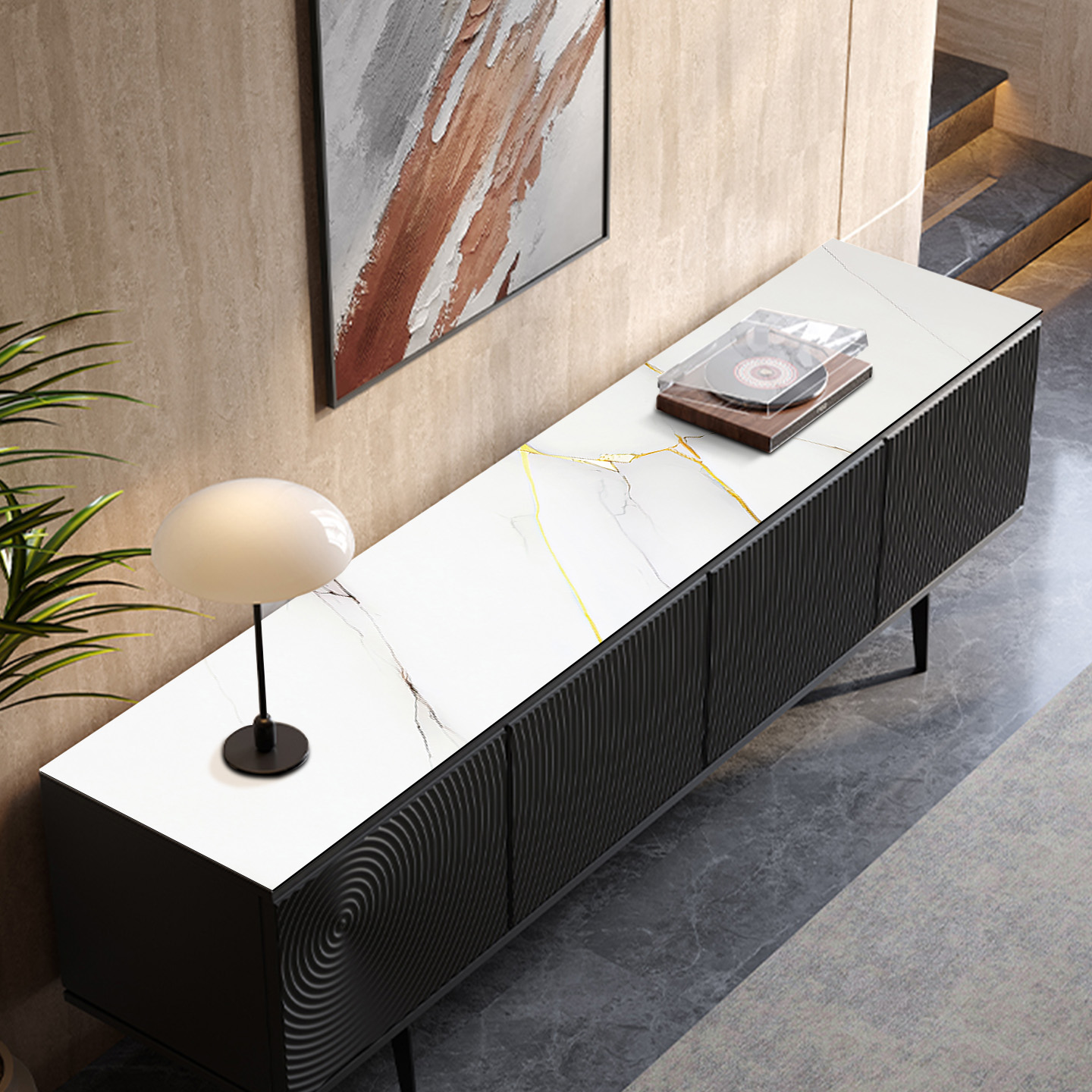 餐边柜桌垫防脏皮革桌布