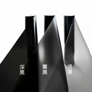 汽车前大灯熏黑膜后尾灯磨砂哑光车灯改色膜亮黑透光低粘保护膜