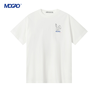 体恤 MOGAO 621112407 简约日常圆领短袖 新款 T恤半袖 男士 摩高夏季
