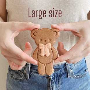 原创定制饼干模具超大号卡通小熊蝴蝶结饼干模具 创意饼干盒切模