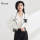Ditto 撞色小香风外套女简约高级感短外套 短款 迪图2025秋季 新款
