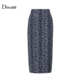Ditto 包臀裙女 洋气韩系半身裙百搭流行印花修身 迪图2025秋季 新款