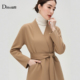 2026春装 迪图金驼小香风外套大衣短款 薄款 小个子雅丹风羊毛短外套