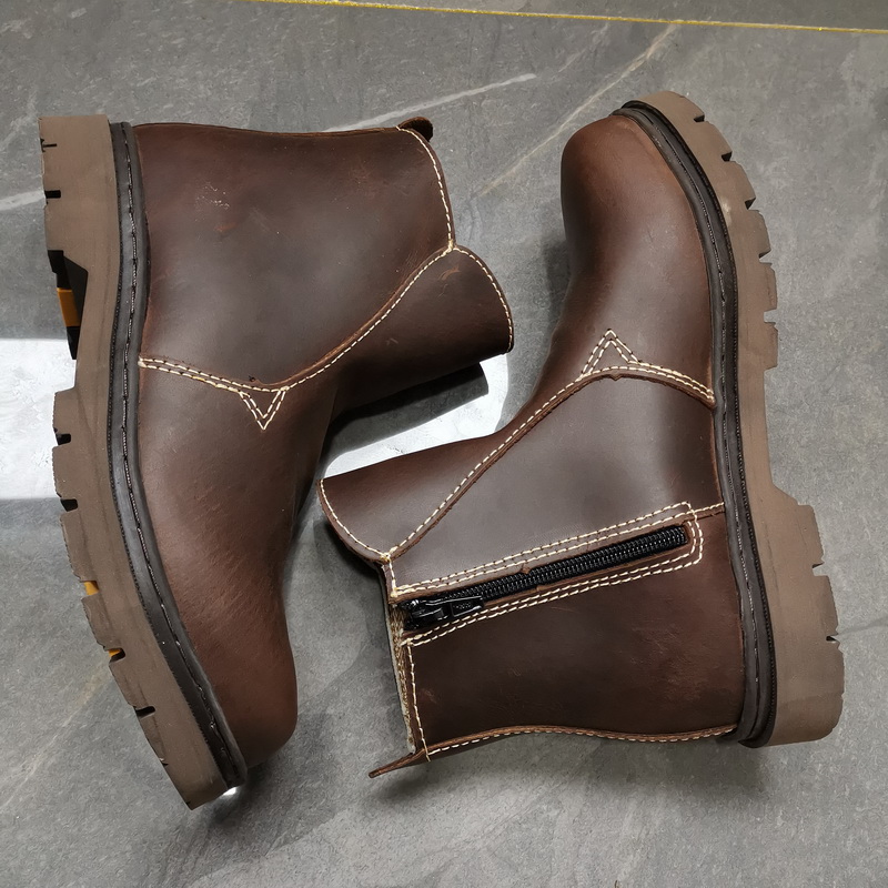 复古拉链机车靴切尔西靴马丁靴子