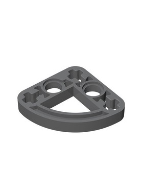 MOC国产32249小颗粒积木科技零配散件 4234386 4505842黑 3x3扇形