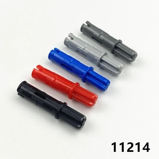 兼容11214科技积木零配散件6015356深灰1x3连接件十字轴连拴
