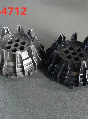 兼容64712国产小颗粒科技积木零配散件4538782黑62mm硬塑轮子