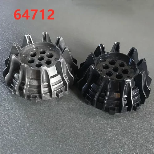 兼容64712国产小颗粒科技积木零配散件4538782黑62mm硬塑轮子