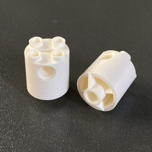 小颗粒积木配件散件30361零件2X2X2侧面带栓孔圆柱砖 白色4194010