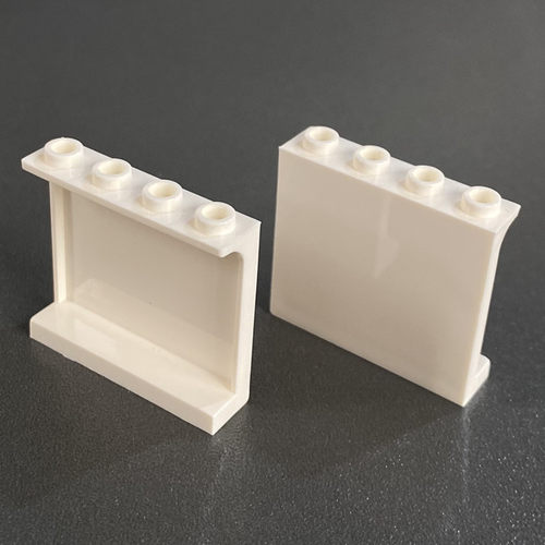 小颗粒积木1x4x3墙板玻璃4215