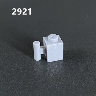 配件1x1单侧带柄砖28917浅灰色6170569 MOC小颗粒科技积木2921散装