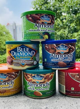 blue diamond almonds美国蓝钻石扁桃仁170g零食小吃