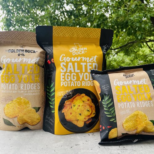 金鸭GoldenDuck奶油咸蛋黄薯片