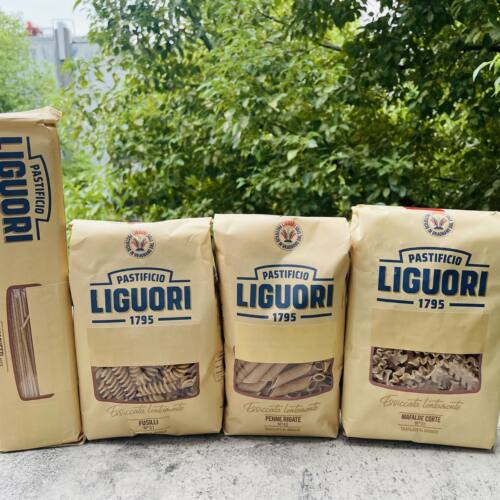 LIGUORI无盐卷条全麦意大利面