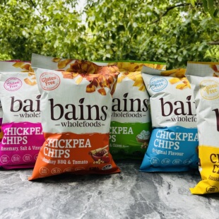 日期到9月份bains wholefoods澳大利亚鹰嘴豆片原味/迷迭香/酸奶