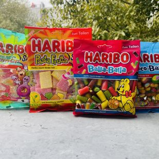 临期德国进口哈瑞宝HARIBO宽意面橡皮糖混合水果/酸趣/缤纷足球