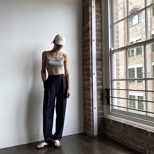 立体剪裁显瘦西裤西装裤直筒