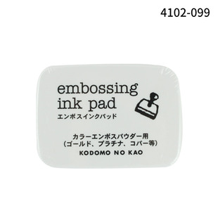 日本KODOMO NO KAO粘性印台童颜浮雕粉专用印油近透明色Embossing