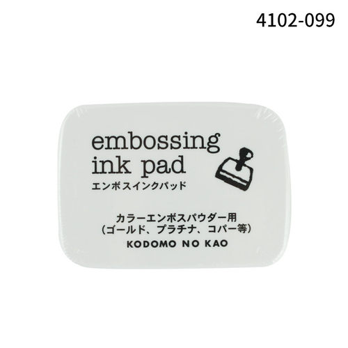 日本KODOMO NO KAO粘性印台童颜浮雕粉专用印油近透明色Embossing