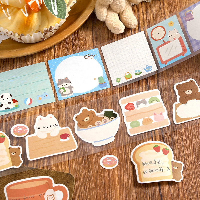 信的恋人软芙芙小记可书写模切胶带贴纸贴画可爱小熊动物手帐装饰,文具电教/文化用品/商务用品,贴纸/立体贴纸,淘宝优惠券,粉丝福利购,淘宝优惠卷