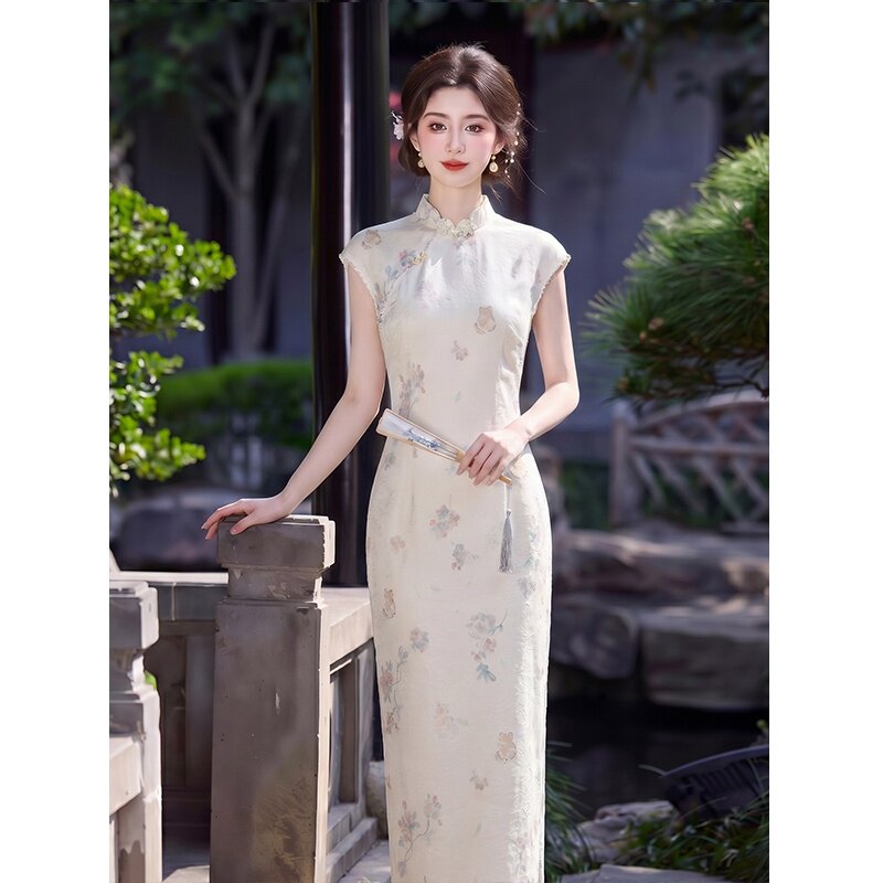 彼岸【浮华】改良旗袍绝美女新中式2026新年轻款日常可穿订婚领证