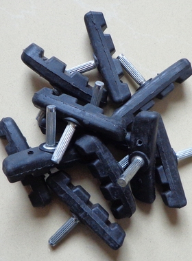 自行车悬臂刹车皮 老式吊刹闸皮 刹车块 刹车胶 直丝刹车摩擦块