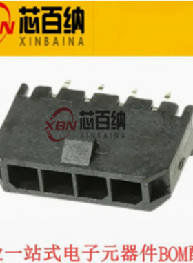 原装进口Molex 43650-0415 连接器 436500415 3.0mm节距, 4路,1排
