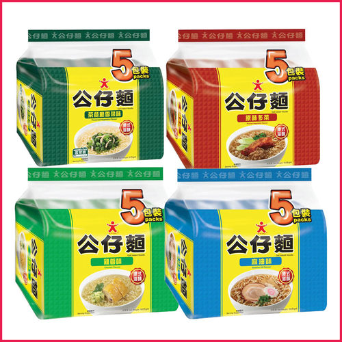港版公仔面港式滋味多种口味连包