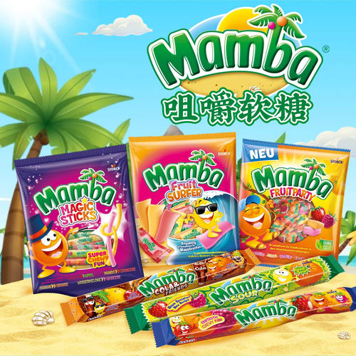 Mamba混合水果软糖140g耐嚼糖果