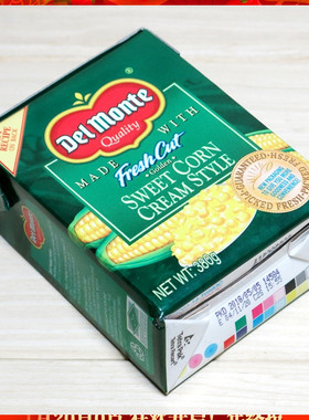金冠卖家 港版DelMonte/地扪甜玉米羹玉米蓉 粟米羹粟米蓉 380克