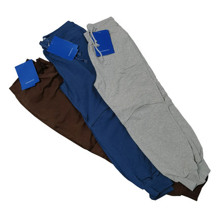 纯色垂感棉氨高弹力舒适透气春夏细毛圈松紧腰运动八分裤K123情侣