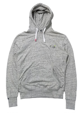 春款合体剪裁毛圈面料袋鼠双插兜套头连帽花灰色卫衣Y021包邮男