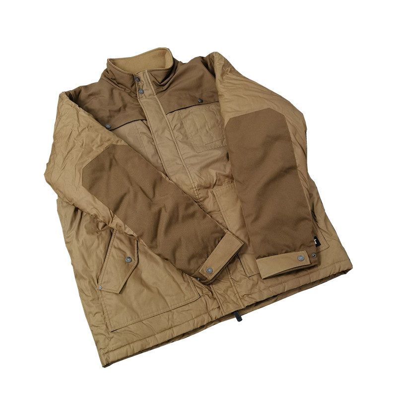 夹棉加厚推土机作业美式劳保多口袋工装宽松立领夹克外套Y020包邮,男装,夹克,淘宝优惠券,粉丝福利购,淘宝优惠卷