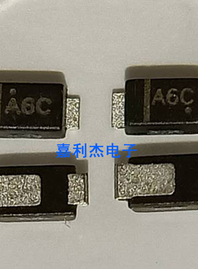 SS13M丝印A6C 贴片肖特基1A30V二极管封装MicroSMP 0805带散热