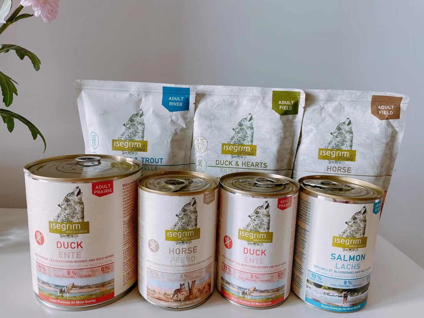 现货~德国极地狼Isegrim狗狗全价主食罐头餐包 进口宠物湿粮 鹿马